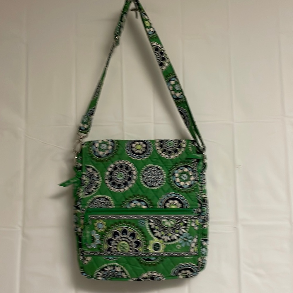 Vera Bradley messenger bag green